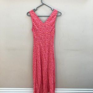 Pink dress midi
